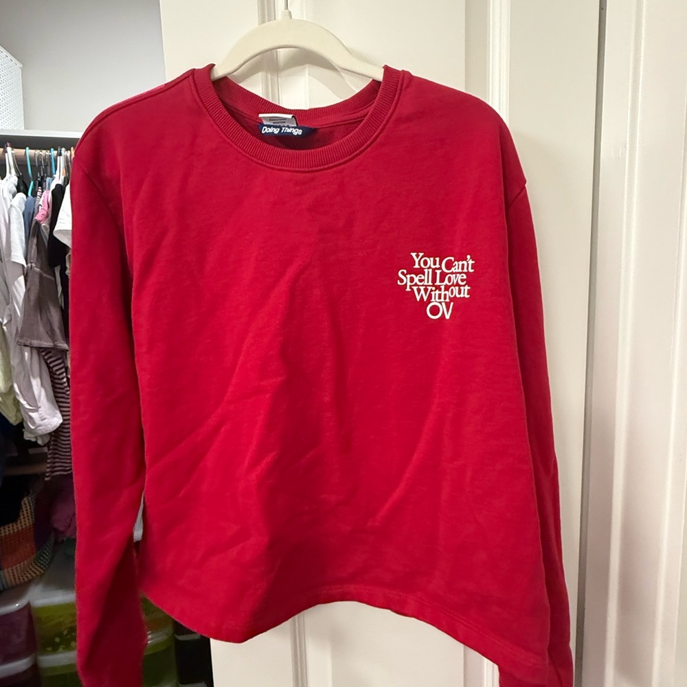 Outdoor Voices limited edition sweatshirt